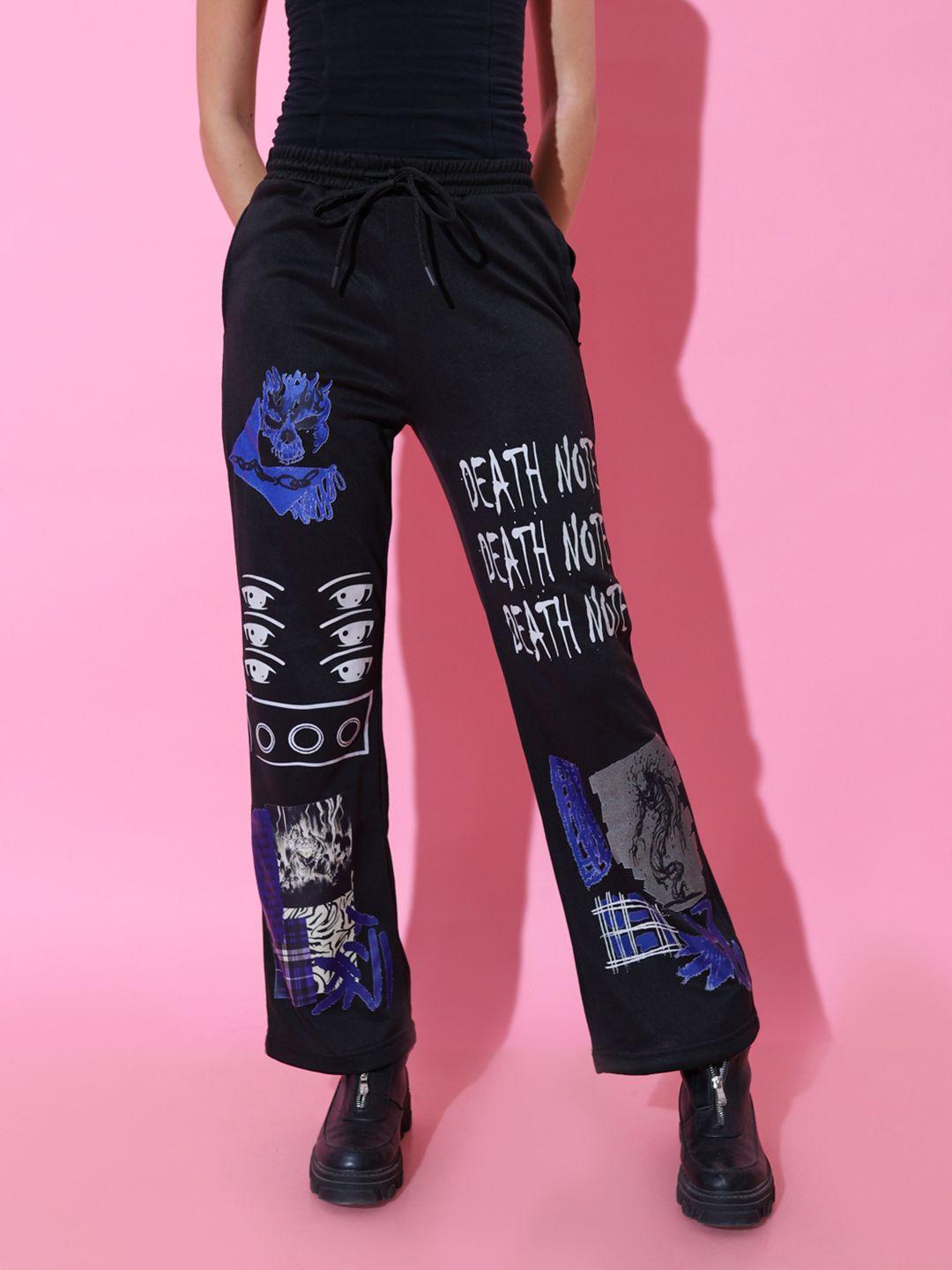 stylecast x hersheinbox women pure cotton printed joggers