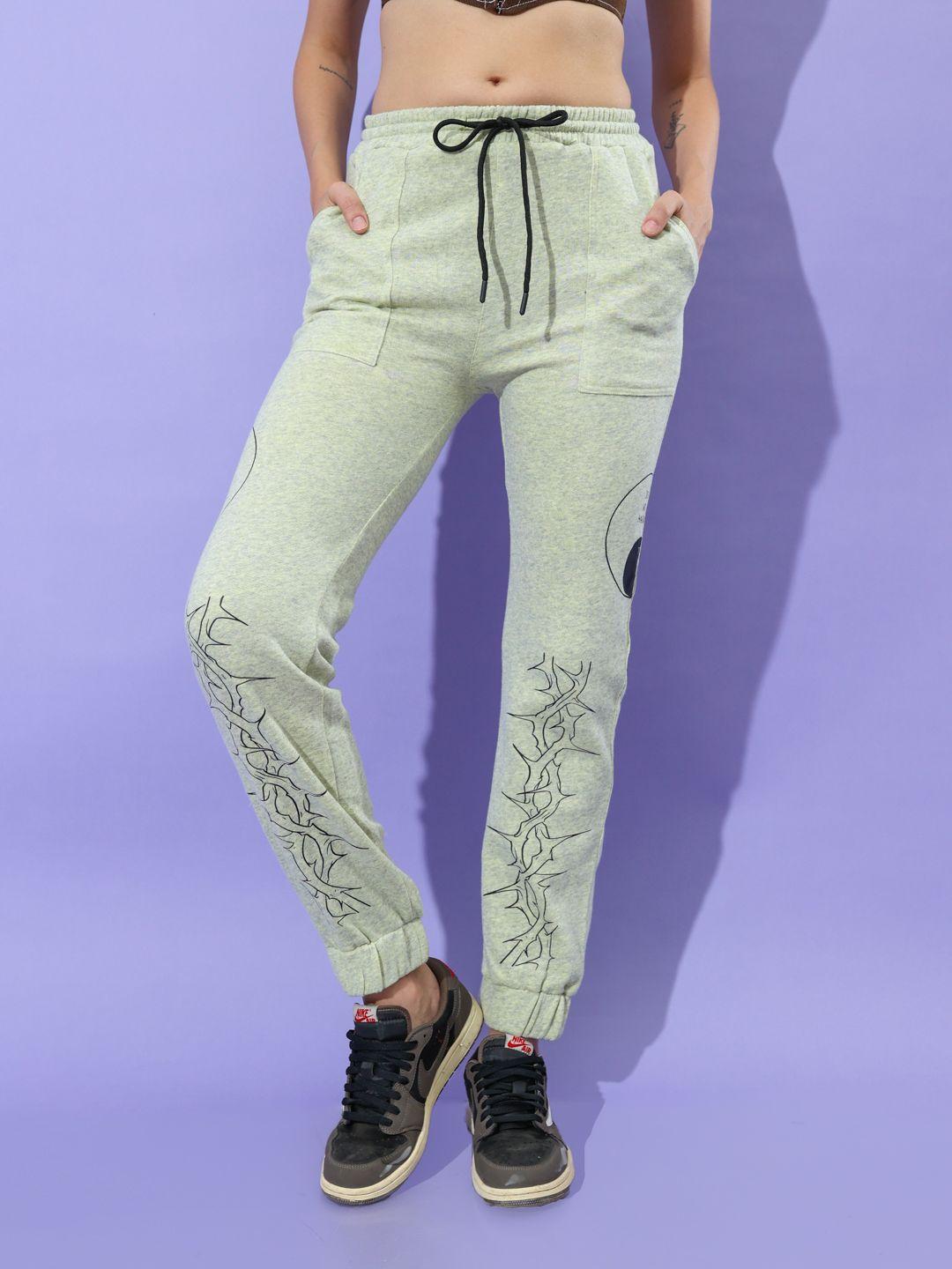 stylecast x hersheinbox women pure cotton printed joggers