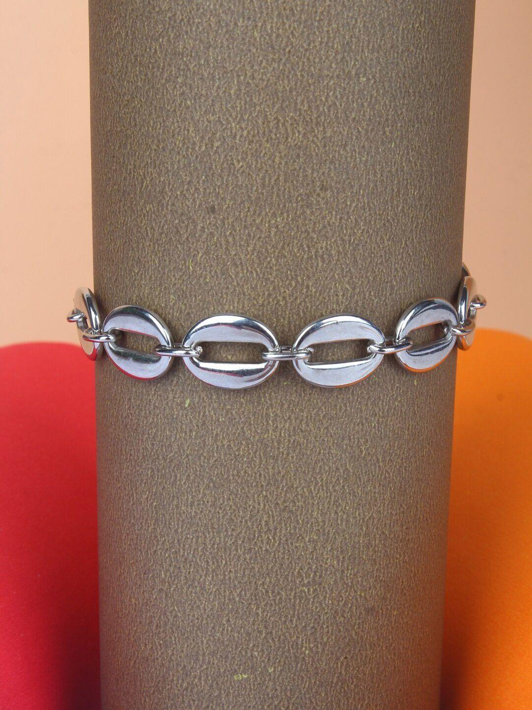 stylecast x kpop brass silver-plated charm bracelet