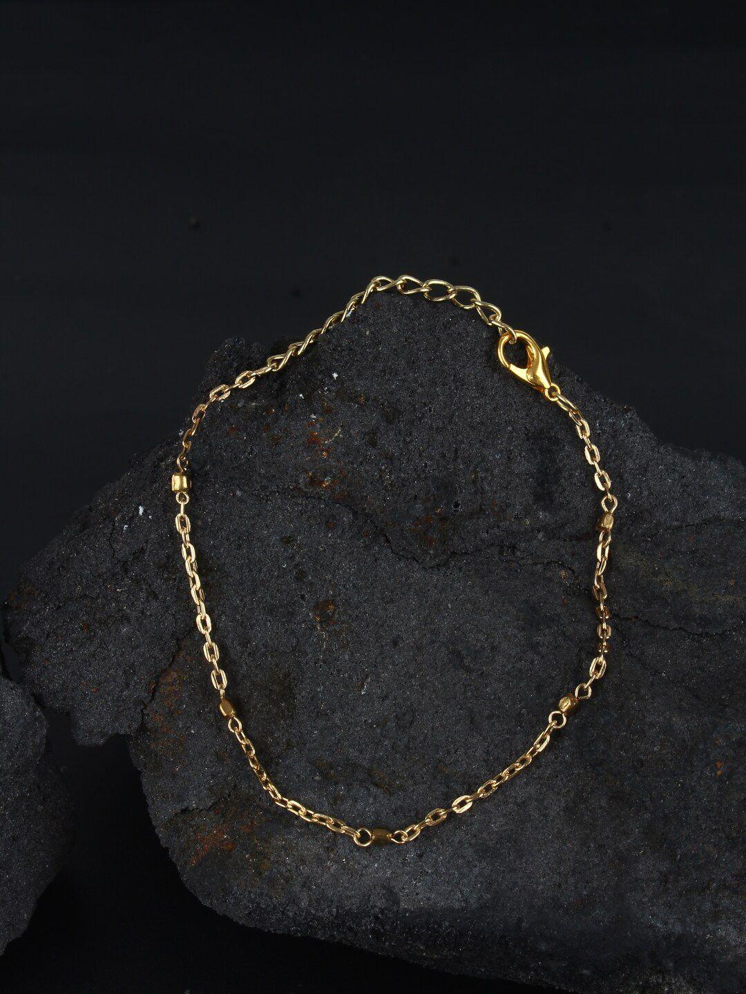 stylecast x kpop gold-plated charm bracelet