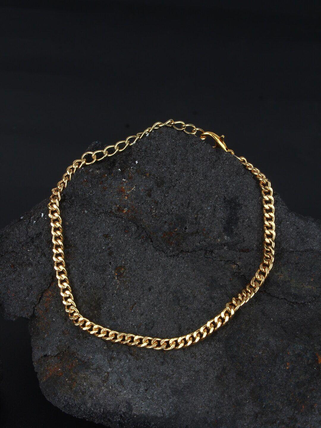 stylecast x kpop gold-plated charm bracelet