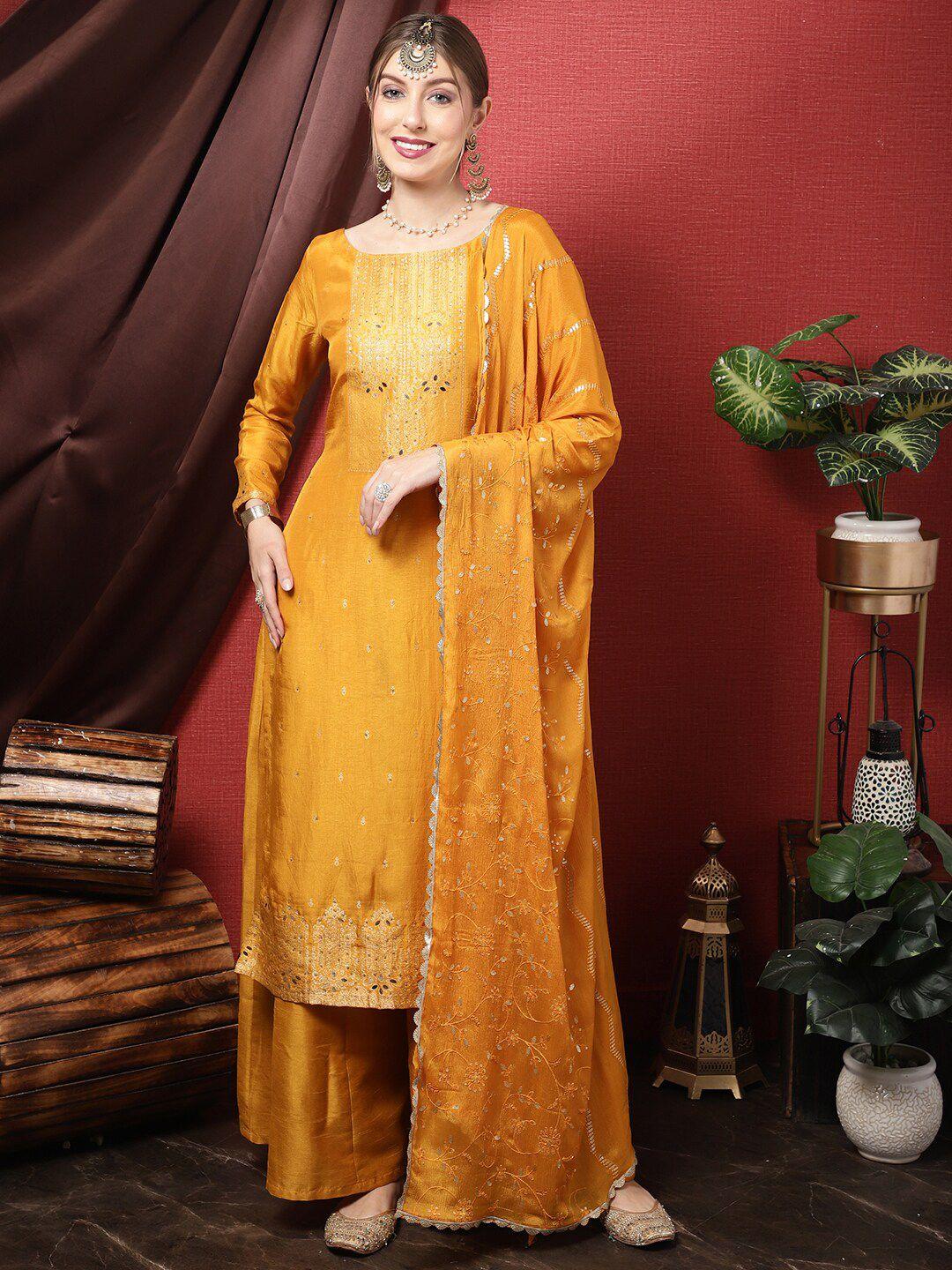 stylee lifestyle embroidered pure silk unstitched dress material