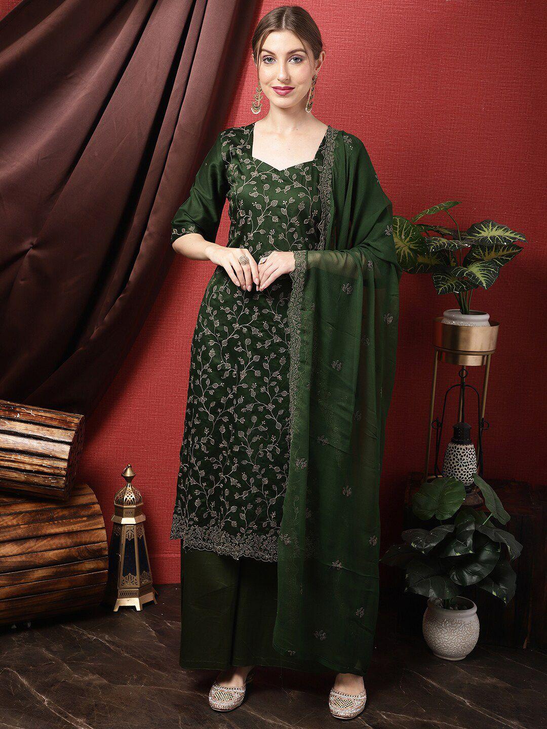 stylee lifestyle embroidered unstitched dress material