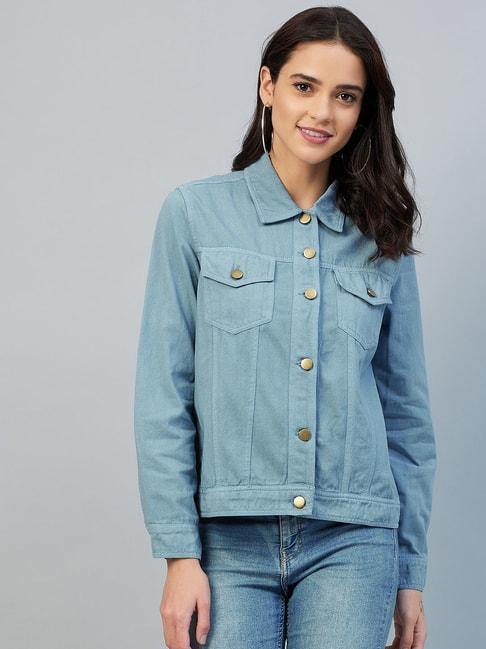 stylestone blue regular fit jacket