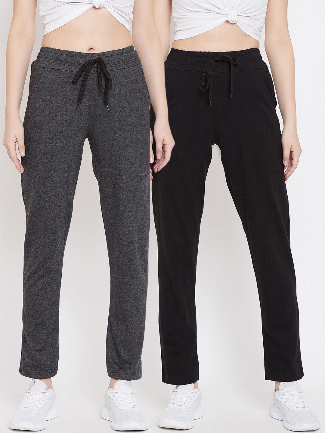 stylestone women pack of 2 solid track pants