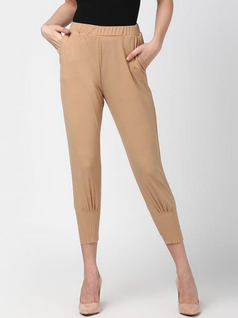 stylestone beige mid rise pants