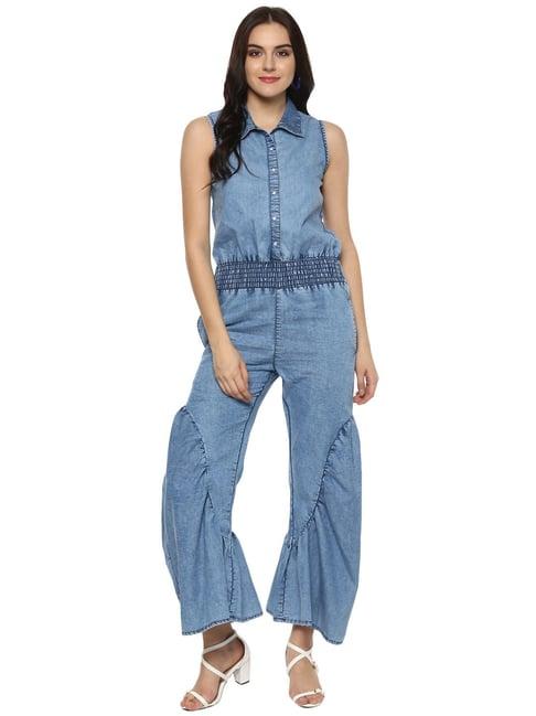 stylestone blue maxi jumpsuit