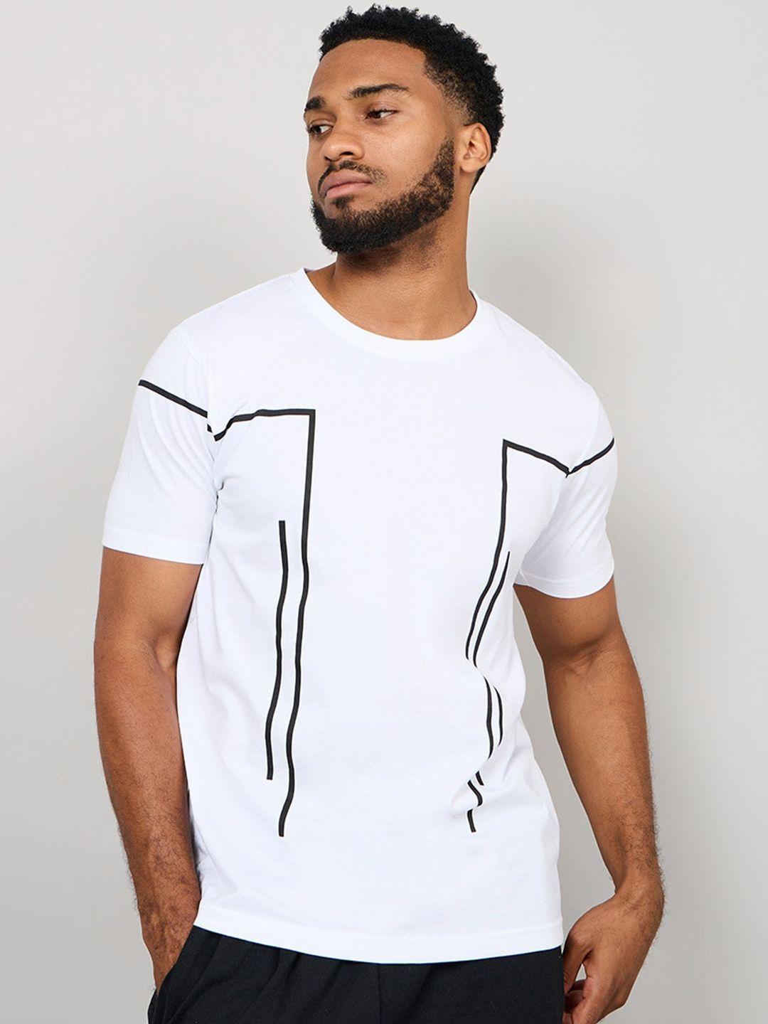 styli geometric printed t-shirt