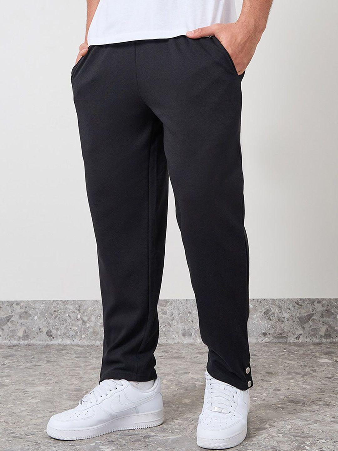 styli men relaxed fit pure cotton joggers