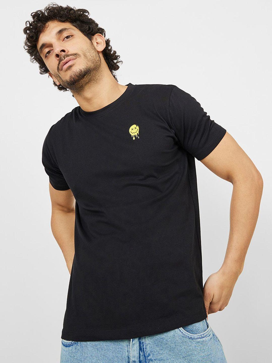 styli round neck short sleeves pure cotton t-shirt