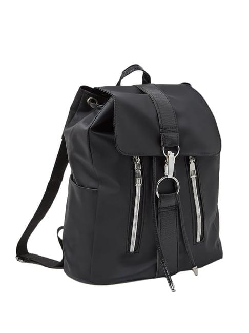 styli black solid backpack