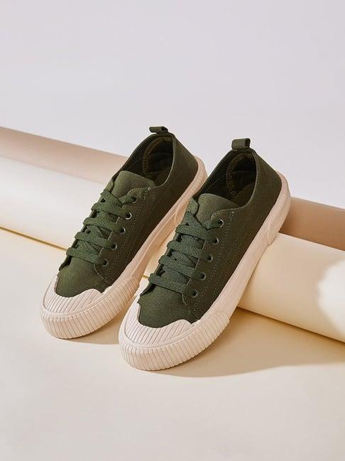 styli canvas lace up casual shoes