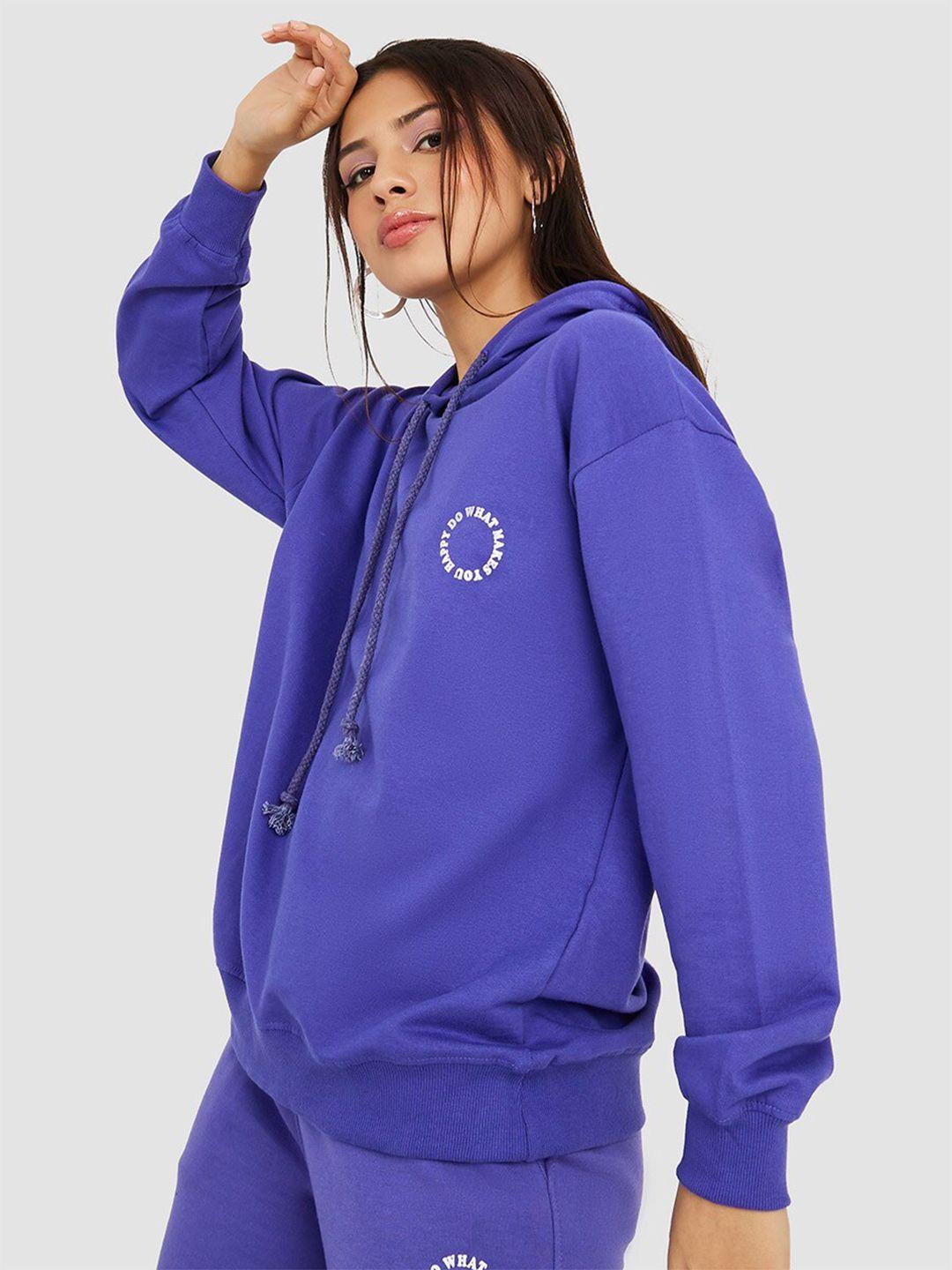 styli hooded cotton pullover