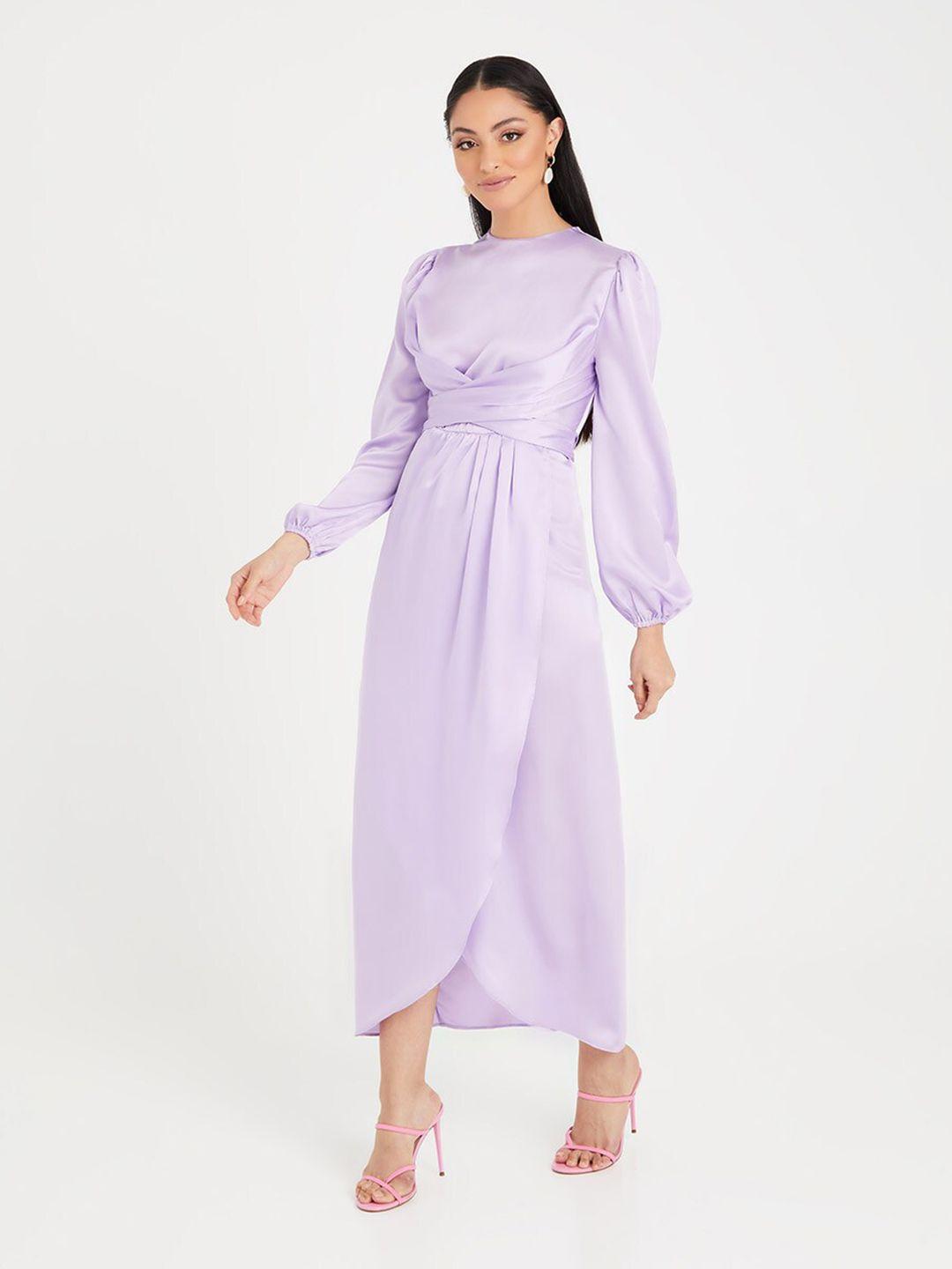 styli lavender maxi dress