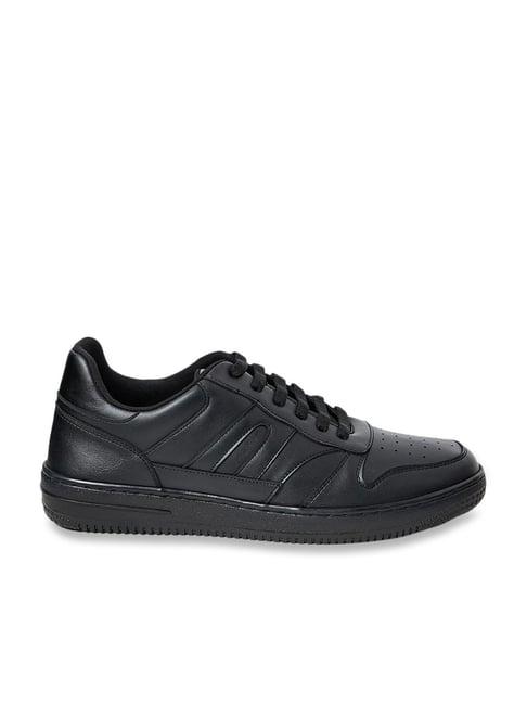 styli men's black sneakers