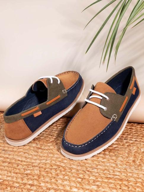 styli men's multicolor boat shoes