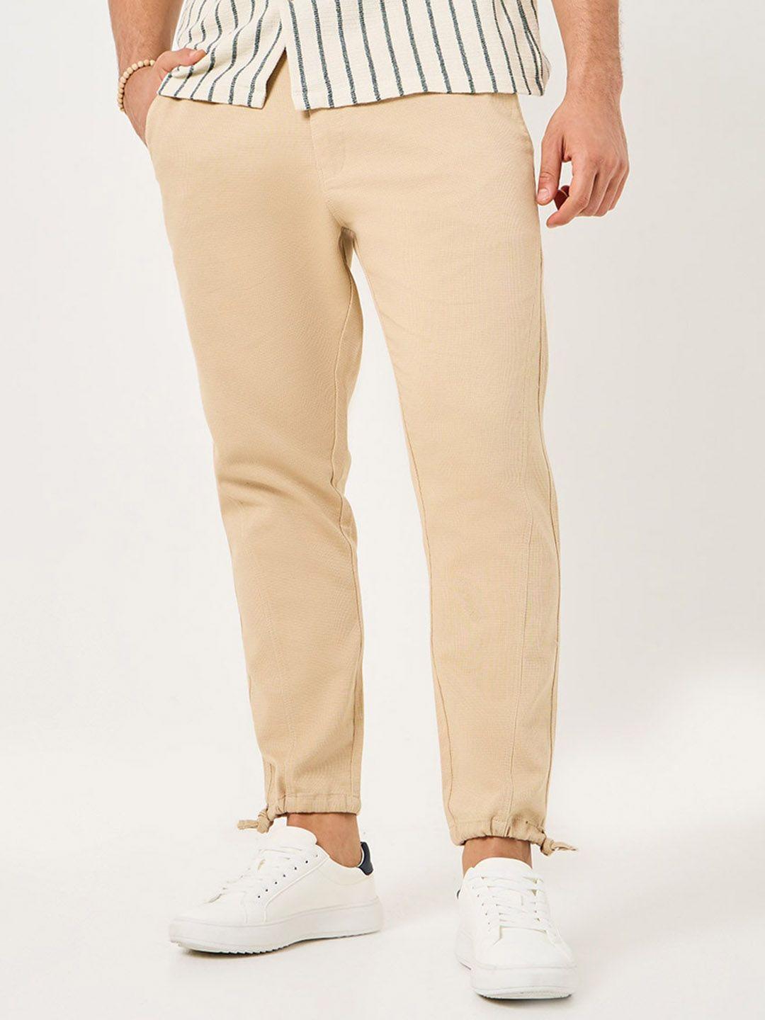 styli men slim fit chinos trousers