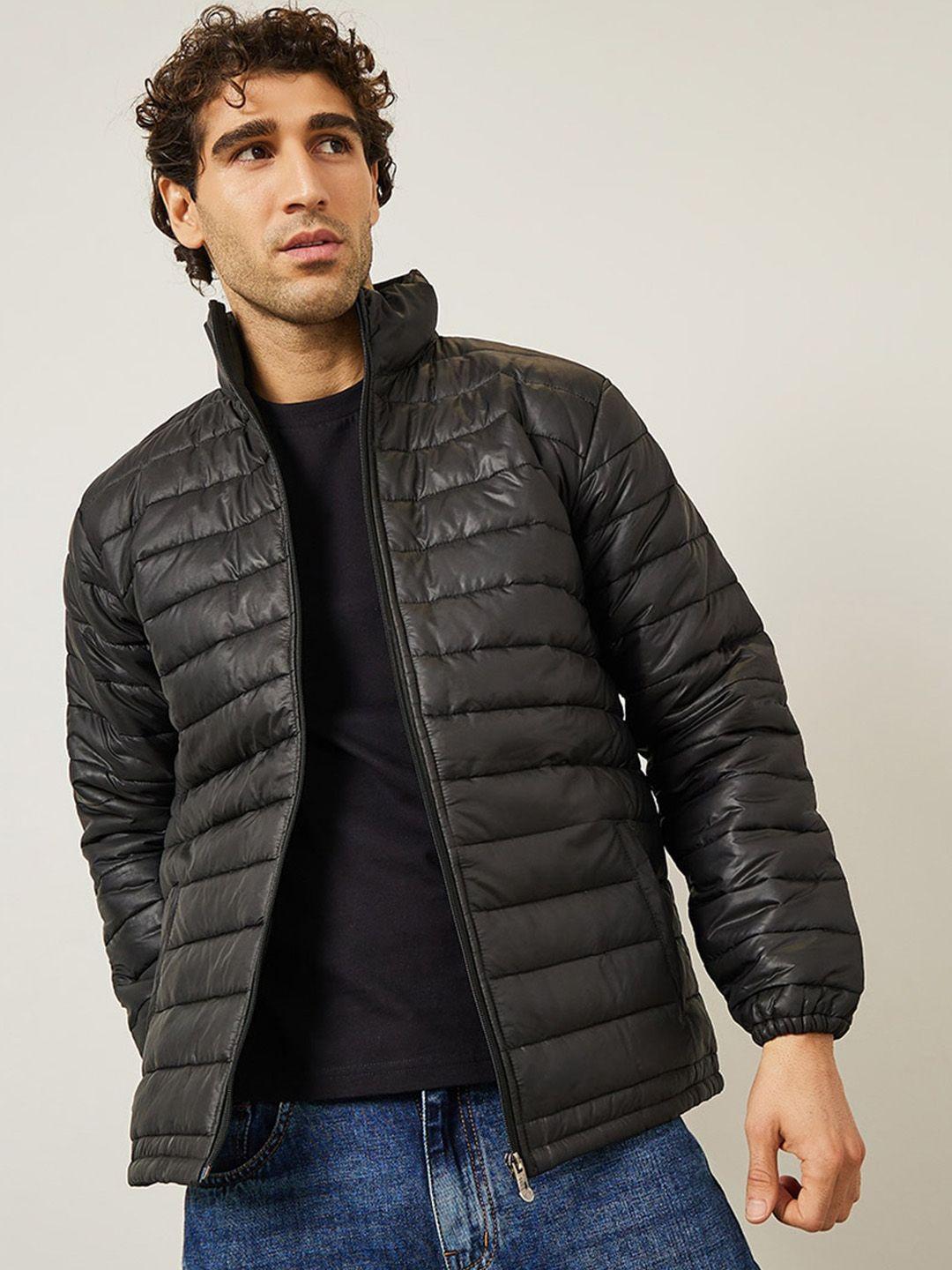 styli mock collar puffer jacket