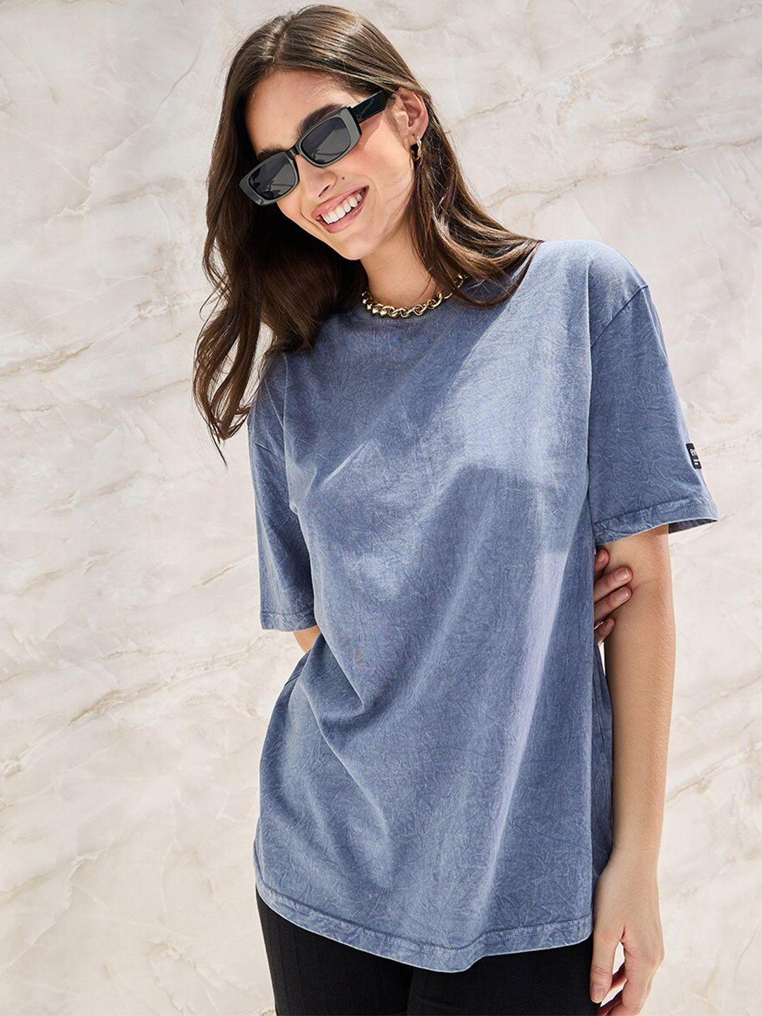 styli oversized acid wash t-shirt