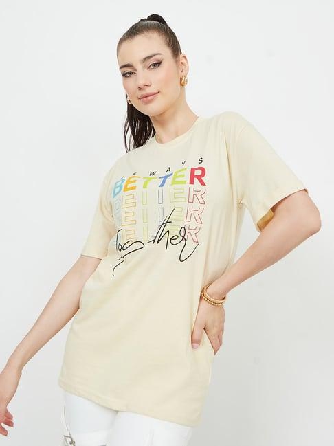 styli oversized always better together graphic t-shirt