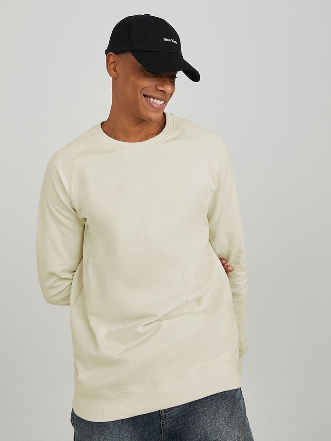 styli raglan sleeves cotton regular fit sweatshirt