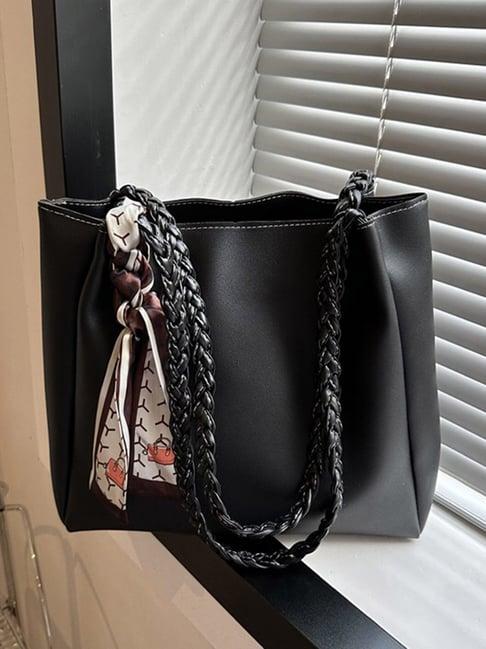 styli ribbon drop  black small shoulder bag