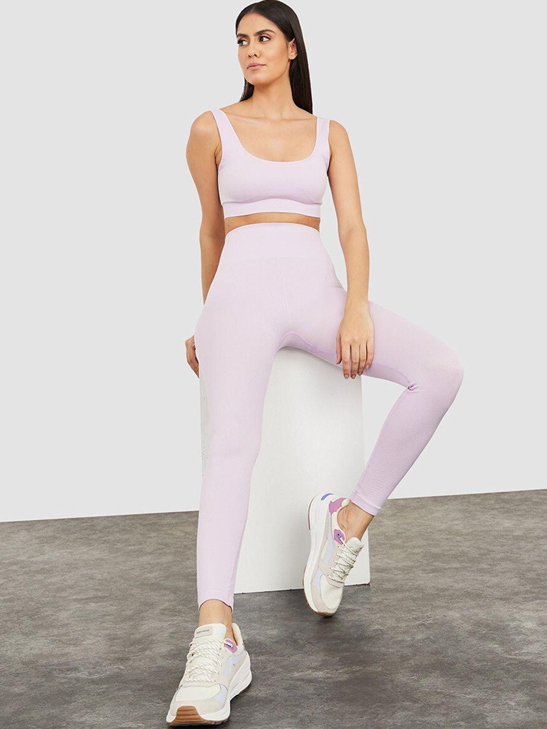 styli scoop neck sleeveless high-rise activewear co-ords