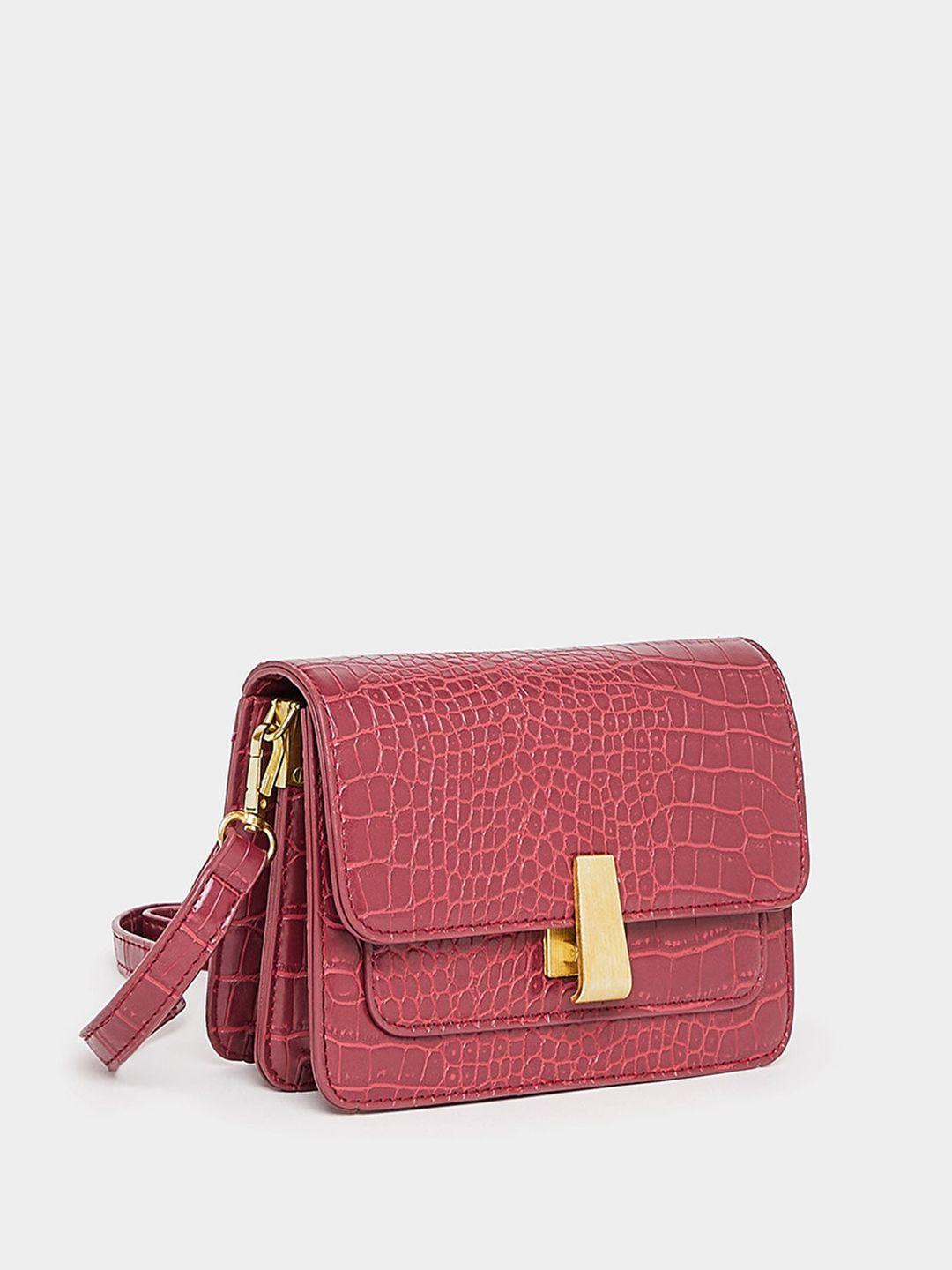 styli textured structured sling bag