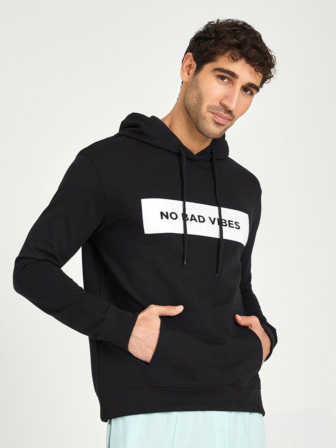 styli typography printed hooded sweatshirt
