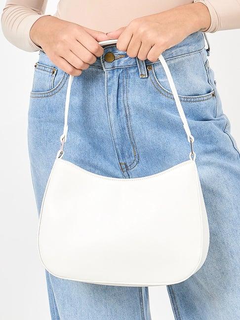 styli white hobo bag