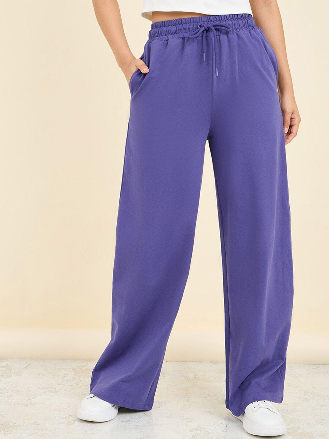 styli women flared fit track pants