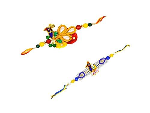 styliano traditional rakhi,dori rakhi (art) pack of 2