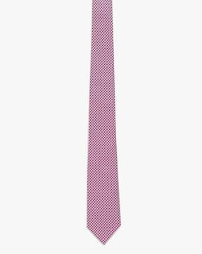 stylised silk tie