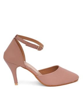 stylised toe chunky heels sandals