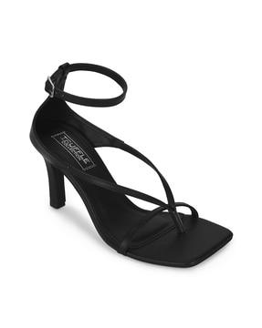 stylised toe stilettos with buckle detail