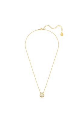 stylish crystal gold tone women necklace