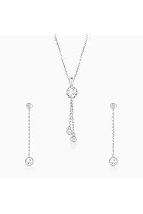 stylish 925 silver silver western jewellery set