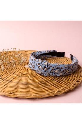 stylish blue western womens knot head band