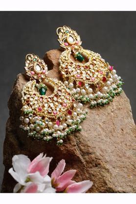 stylish mixed metal womens ethnic earring