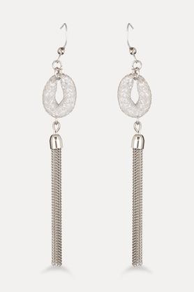 stylish quartz brass womens earrings
