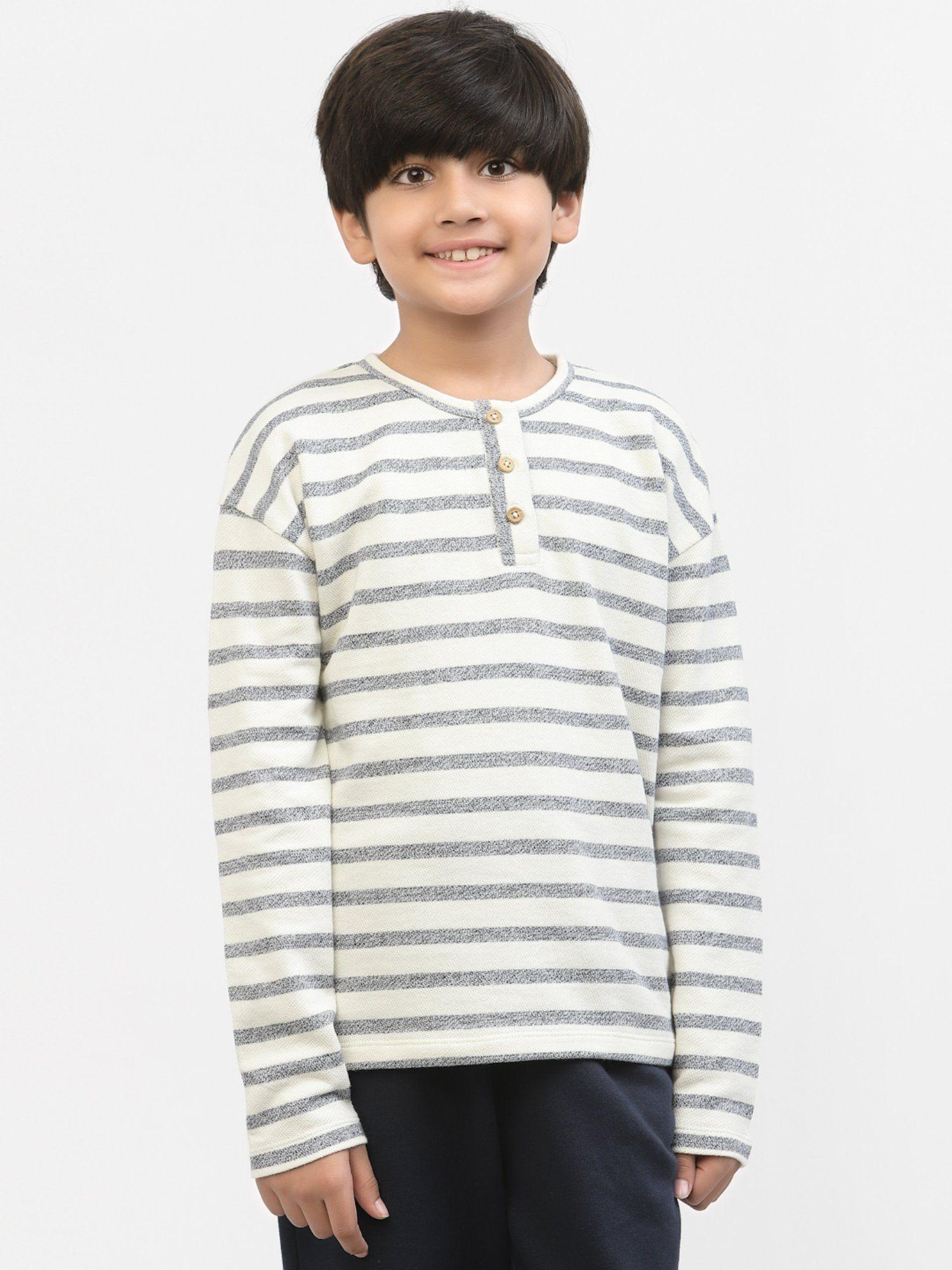 stylish white organic cotton casual t-shirt for boys