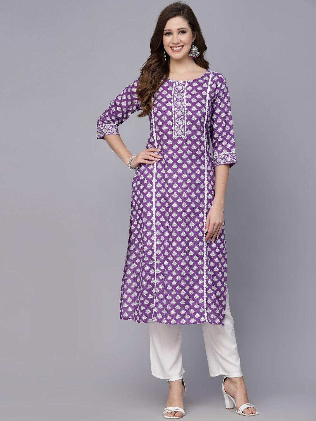 stylum ethnic motifs printed straight kurta