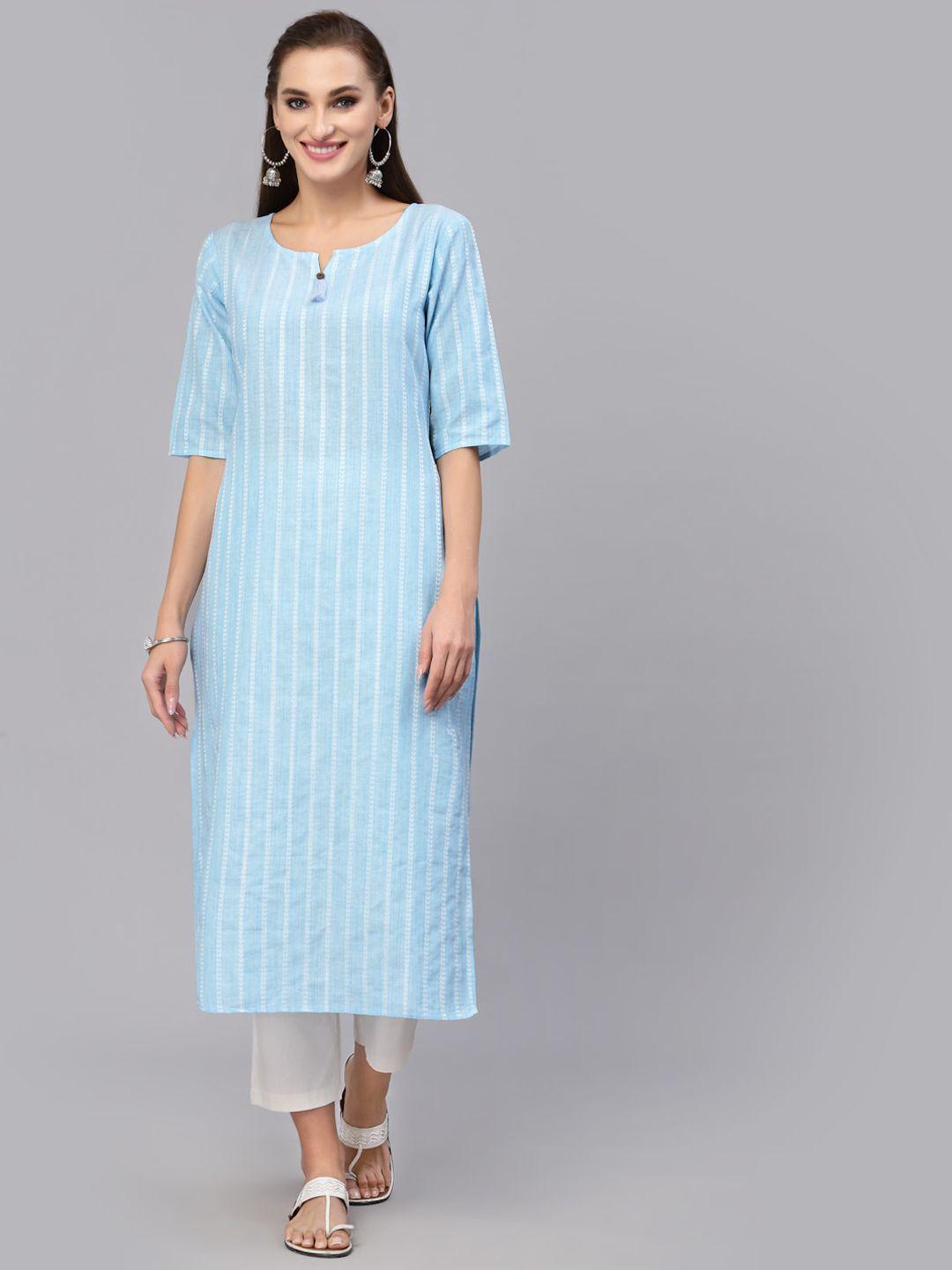 stylum striped dobby kurta