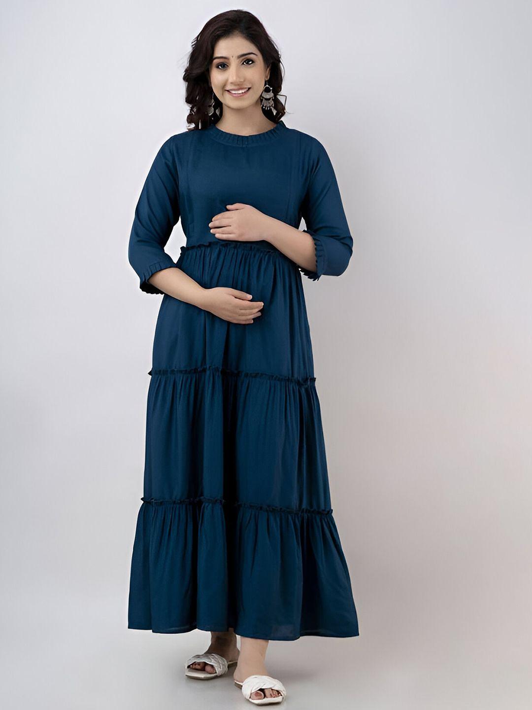 subh laxmi maternity maxi dress