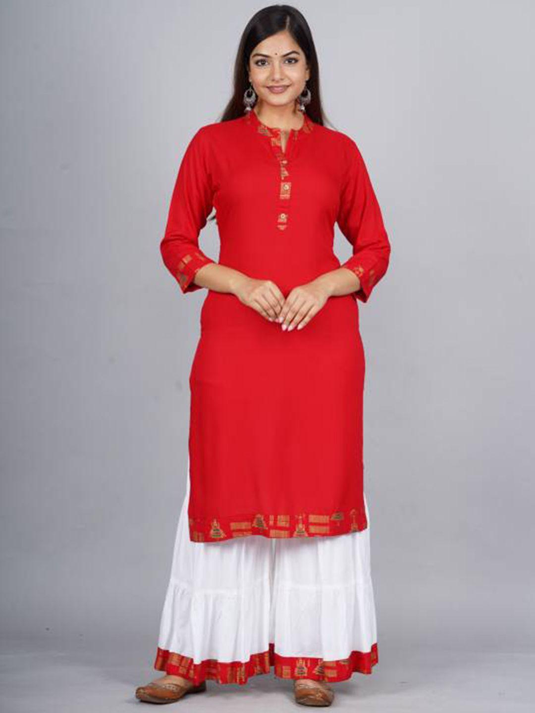 subh laxmi women regular kurta with sharara