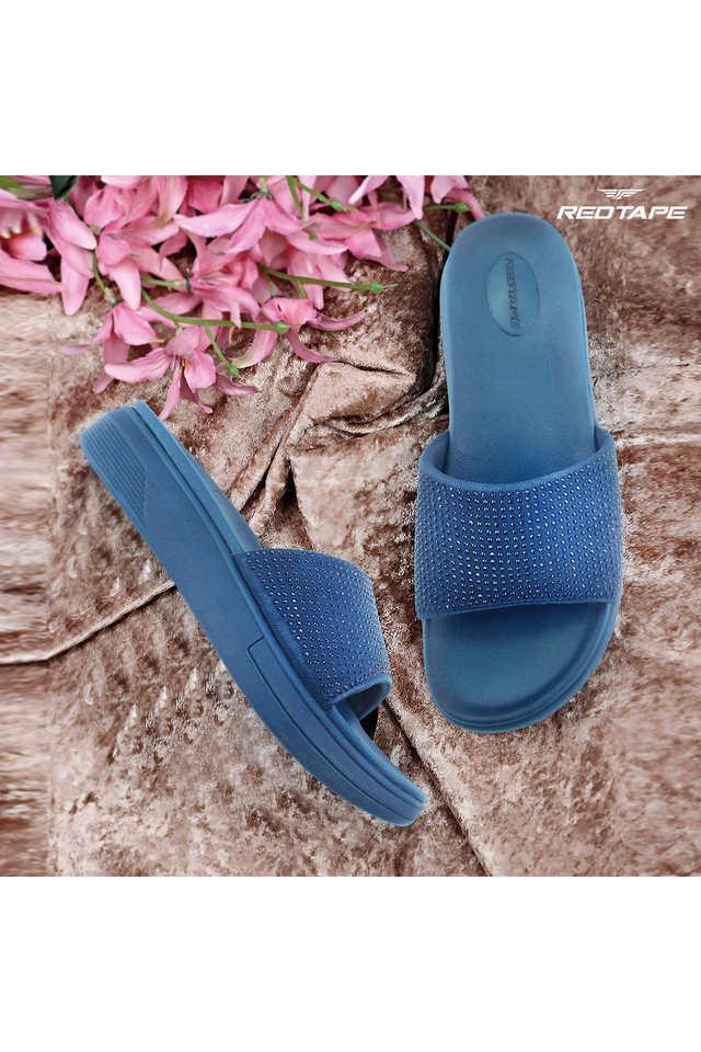 suede slip-on womens comfort slides