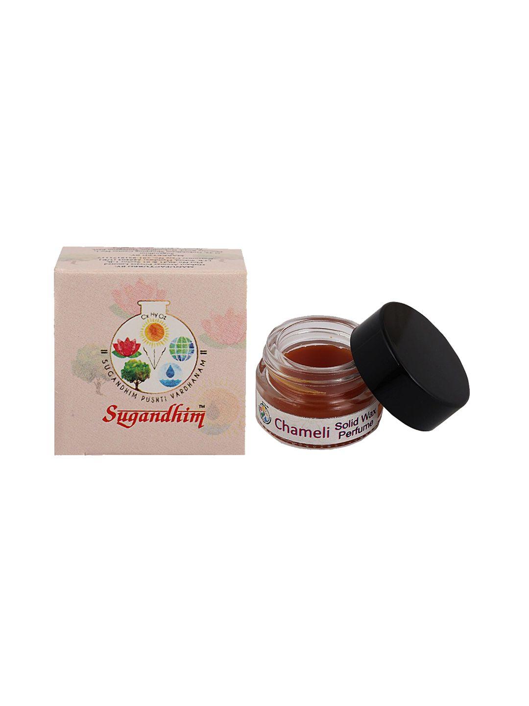 sugandhim chameli solid wax long lasting perfume - 5 g