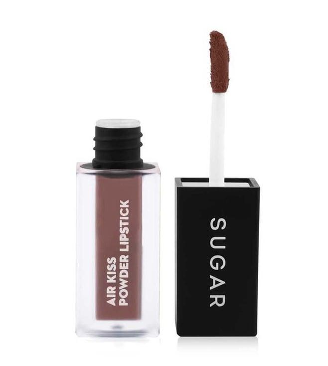 sugar cosmetics air kiss powder lipstick - 01 mocha mousse - 2 gm