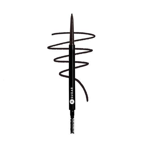 sugar cosmetics arch arrival micro brow pencil - 02 taupe tom | transfer-resistant, water-proof, sweat-proof brow pencil & stays up to 12 hours