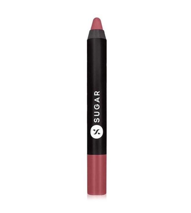 sugar cosmetics matte as hell crayon lipstick 07 viola - 2.8 gm